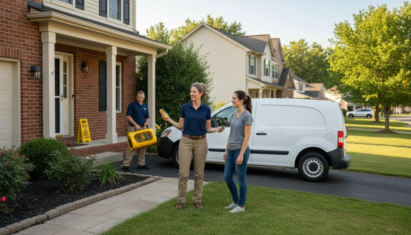 Residential water damage restoration in Forest Grove, MT